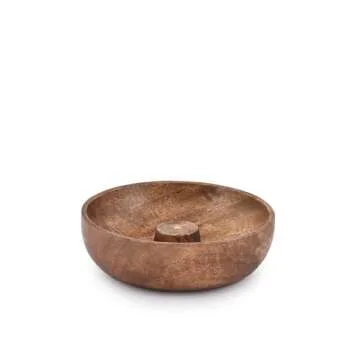 EDHAS Incense Burner Stick Holder Bowl - Artisan Home Decor for Meditation and Yoga