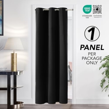 Deconovo Blackout Curtains Solid, Energy Efficient Grommet Curtains