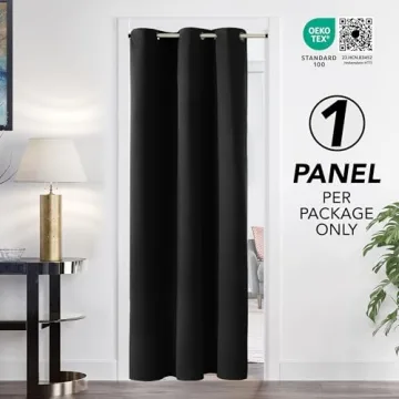 Deconovo Blackout Curtains Solid, Energy Efficient Grommet Curtains
