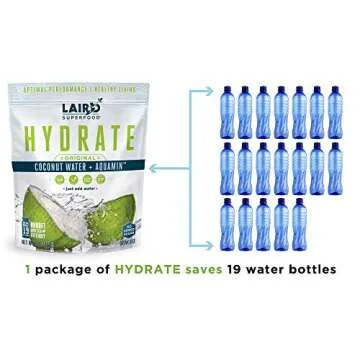 Laird Superfood Coconut Water Powder - Pure Hydration Supplement