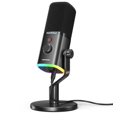 MAONO Dynamic Gaming Microphone: USB/XLR with RGB, Ideal for Gamers, Podcasters & YouTube