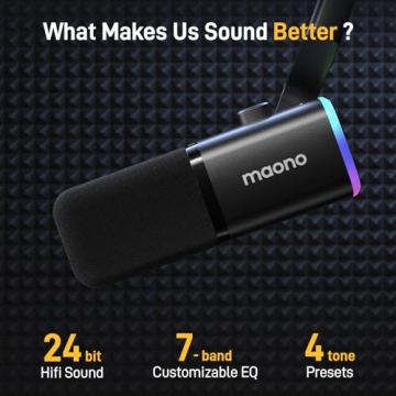 MAONO Dynamic Gaming Microphone for Streamers