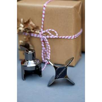 Le Creuset Champagne Crown Sealer, 2.25", Black Nickel