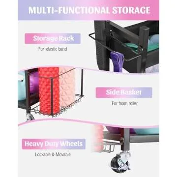 Mythinglogic Weight Rack for Home Gym and Fitness Storage
