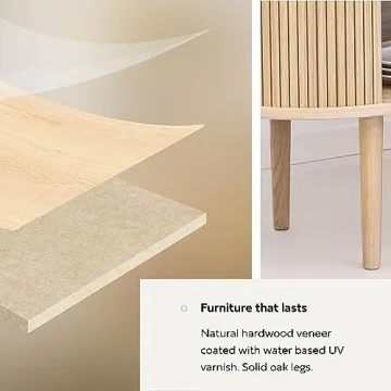 Top WERMO 55'' Sideboard Storage Cabinet for Modern Homes