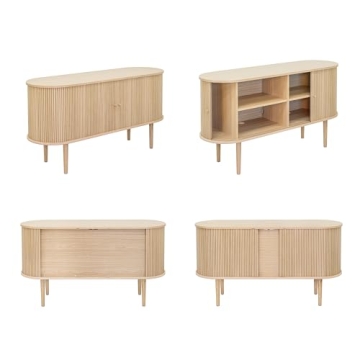 Top WERMO 55'' Sideboard Storage Cabinet for Modern Homes