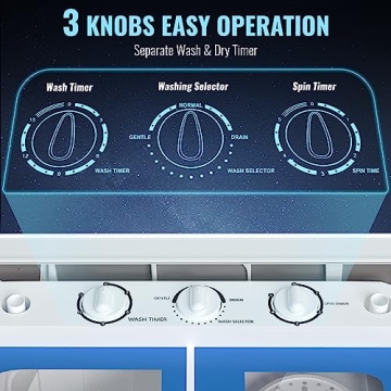 Portable Mini Washer Combo for Apartments & RVs