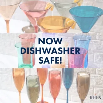 Unbreakable Acrylic Wine Glasses Set of 2 - 15oz