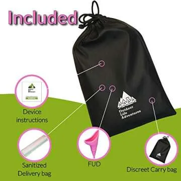 SaIe - SaIe - SaIe - Female Urination Device – Portable Foolproof Silicone Pee Funnel – No More Worries Using Public Restrooms at Festivals, Camping, Travel – Irreplaceable Post Surgery Aid