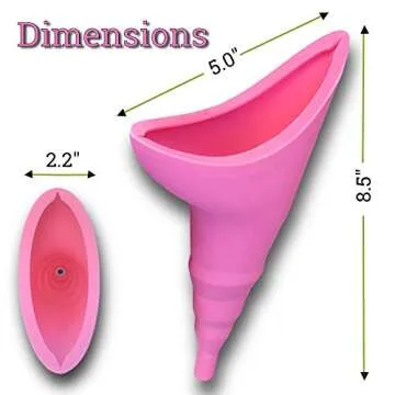 SaIe - SaIe - SaIe - Female Urination Device – Portable Foolproof Silicone Pee Funnel – No More Worries Using Public Restrooms at Festivals, Camping, Travel – Irreplaceable Post Surgery Aid