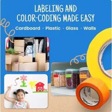 Craftzilla Colored Masking Tape - 11 Roll Multi-Pack