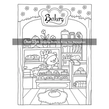 Cozy Coloring Book for Adults and Teens with Cute Animals