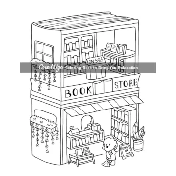 Cozy Coloring Book for Adults and Teens with Cute Animals