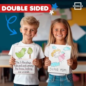 SCRIBBLEDo Mini Whiteboard Set for Kids - 10 Pack