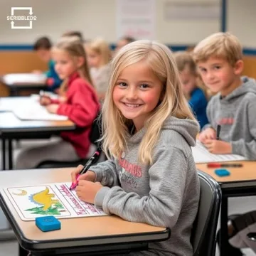 SCRIBBLEDo Mini Whiteboard Set for Kids - 10 Pack