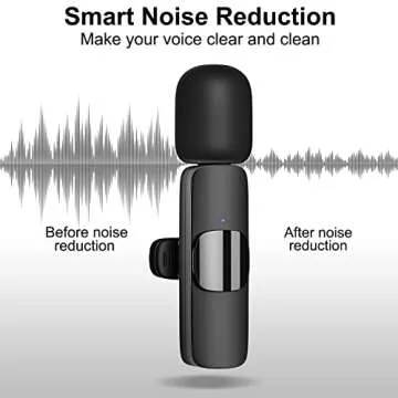 HMKCH Wireless Lavalier Microphone for Clear Recording