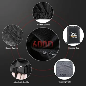 Durable Universal Lawn Mower Cover - Zettum Push Mower Cover