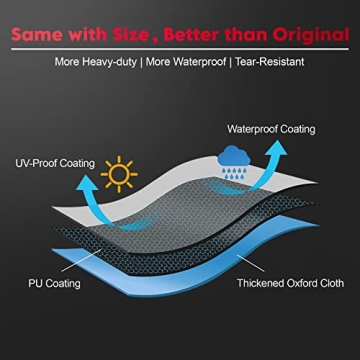 Durable Universal Lawn Mower Cover - Zettum Push Mower Cover