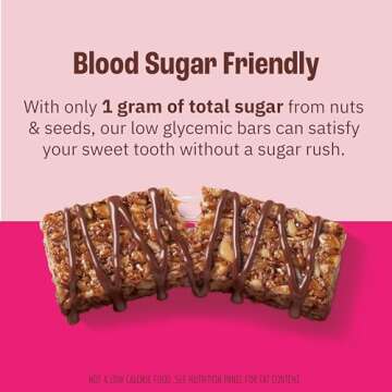Munk Pack Chewy Granola Bars, Dark Chocolate Drizzle - Low Sugar Snacks with 5g Protein, 1g Sugar with Allulose - Gluten Free & Low Glycemic - 12 Count