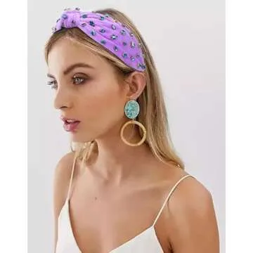 FEDANS Jeweled Knotted Headband - Stylish Hair Accessory