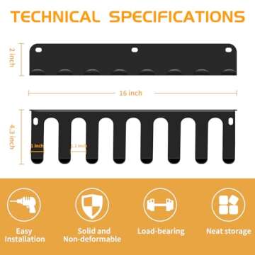 FizLig Gym Equipment Storage Rack for Home Organization