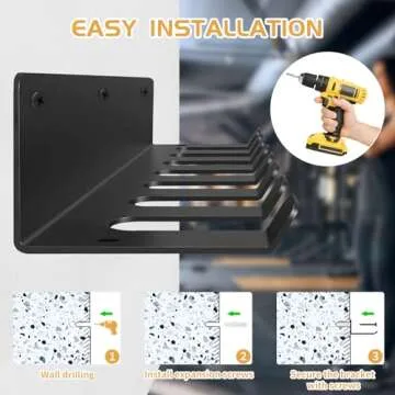 FizLig Gym Equipment Storage Rack for Home Organization