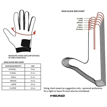 HEAD Leather Racquetball Glove - Perfect Grip & Durability