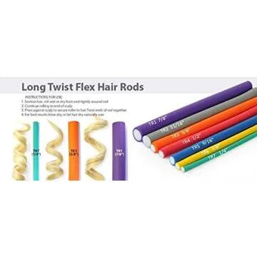 Annie 01208 Soft Twist Rollers - Effortless Curly Hair Styling