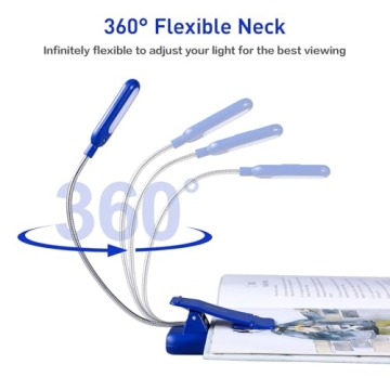 VAVOFO Book Light for Reading in Bed - Rechargeable