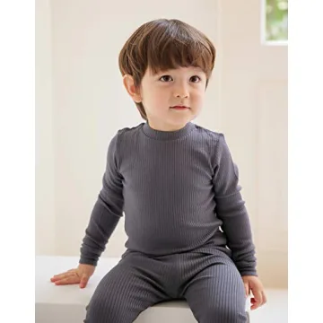 VAENAIT BABY Kids Long Sleeve Modal Pajamas for Cozy Nights