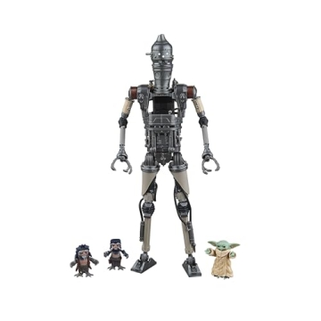 STAR WARS The Black Series IG-12 & Grogu, The Mandalorian Deluxe Collectible 6 Inch Action Figure 2-...