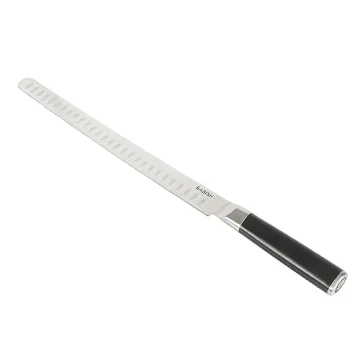 Babish High-Carbon 1.4116 German Steel 12 Inch Full Tang Forged Super Slicer Carving Kitchen Knife, ...