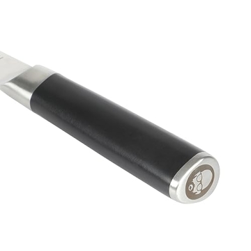 Babish High-Carbon 1.4116 German Steel 12 Inch Full Tang Forged Super Slicer Carving Kitchen Knife, Brisket, Meat and BBQ Knife W/Granton Edge