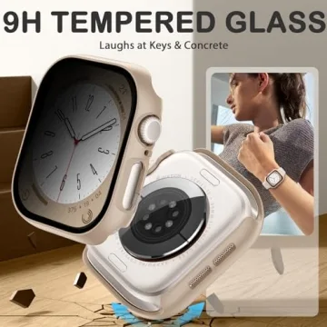 Adorve Privacy Case for Apple Watch 10/11, 8 Pack