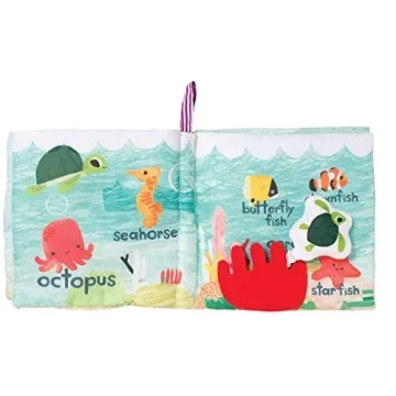 Ocean-Themed Soft Activity Book for Babies 0-12 Months