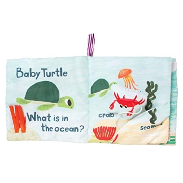 Ocean-Themed Soft Activity Book for Babies 0-12 Months
