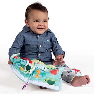 Ocean-Themed Soft Activity Book for Babies 0-12 Months