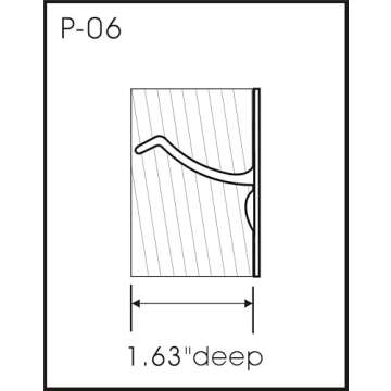 QCAA Solid Brass Edge Pull 4 Inch Matte Black