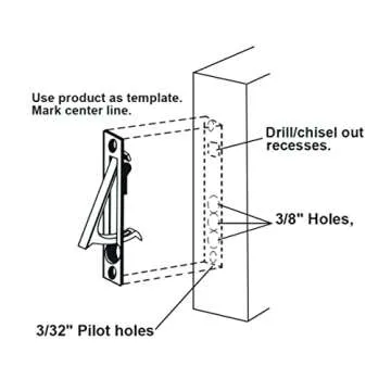 QCAA Solid Brass Edge Pull 4 Inch Matte Black