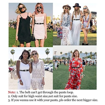 JASGOOD Women Leather Belt Adjustable Vintage Style for Every Occasion