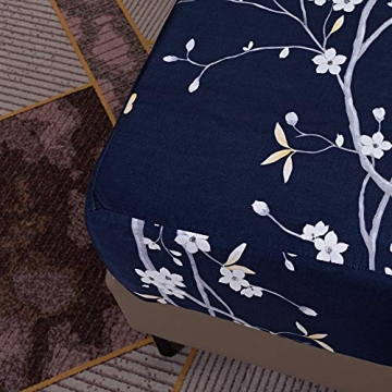 Hecnoey Floral Printed Fitted Sheet for Full Mattress