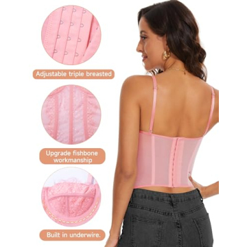 Fengbay Stylish Bustier Tops for Women - Perfect Fit