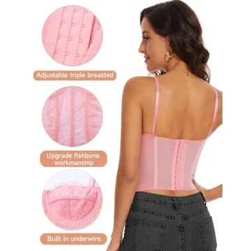Fengbay Stylish Bustier Tops for Women - Perfect Fit