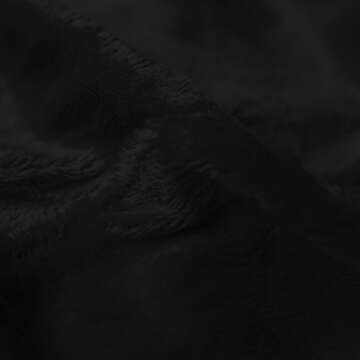 Chill Sack Bean Bag Chair: Giant 8' Memory Foam Furniture Bean Bag - Big Sofa with Soft Micro Fiber Cover - Black Furry