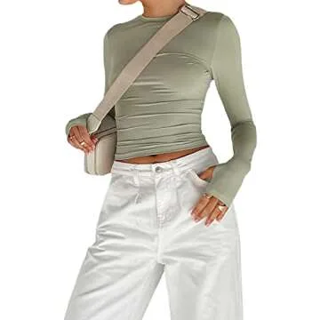 Stylish Y2K Long Sleeve Top for Trendy Women