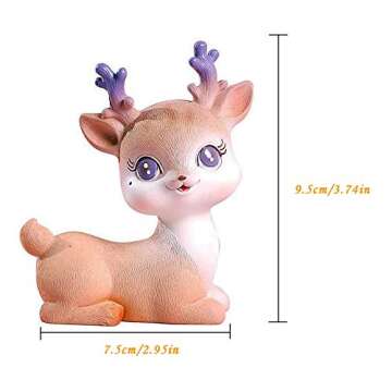 Hand-Painted Deer Figurines - Perfect Home Decoration