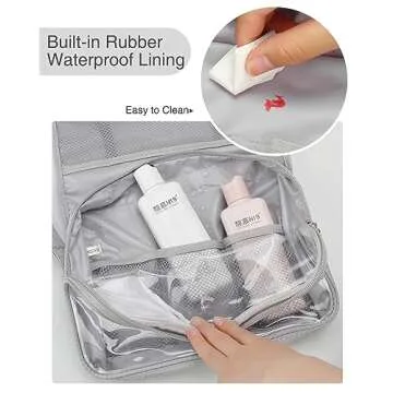 Relavel Travel Hanging Toiletry Bag - Waterproof & Stylish