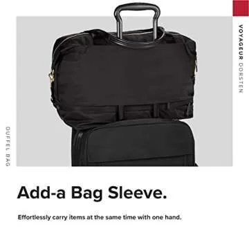 TUMI - Voyageur Dorsten Duffel Bag - Shoulder Strap Tote Bag for Women - Black