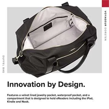 TUMI - Voyageur Dorsten Duffel Bag - Shoulder Strap Tote Bag for Women - Black