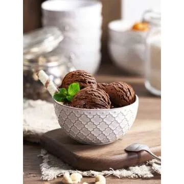 DOWAN 6-Piece Ice Cream Bowl Set - Charm & Quality